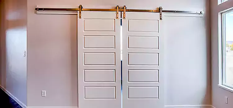 Glass Barn Door with Installation Hardware Kit San Jacinto