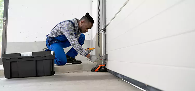 Fix Garage Door Sensor Wires San Jacinto